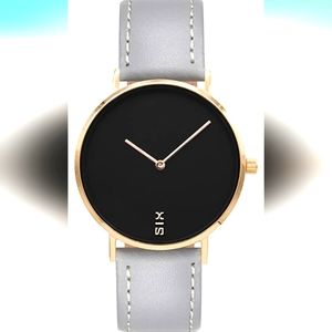 The Six Watches Women's Chelsea Grey/Gold 36mm watch